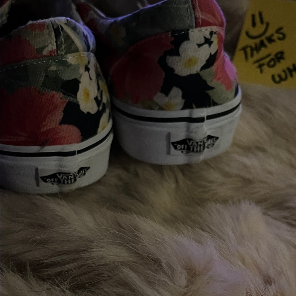 Vans Multicolor Floral Slip-On Shoes - Picture 3 of 4